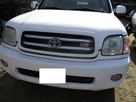 2002 TOYOTA SEQUOIA LIMITED WHITE 4.7L AT 4WD Z16434